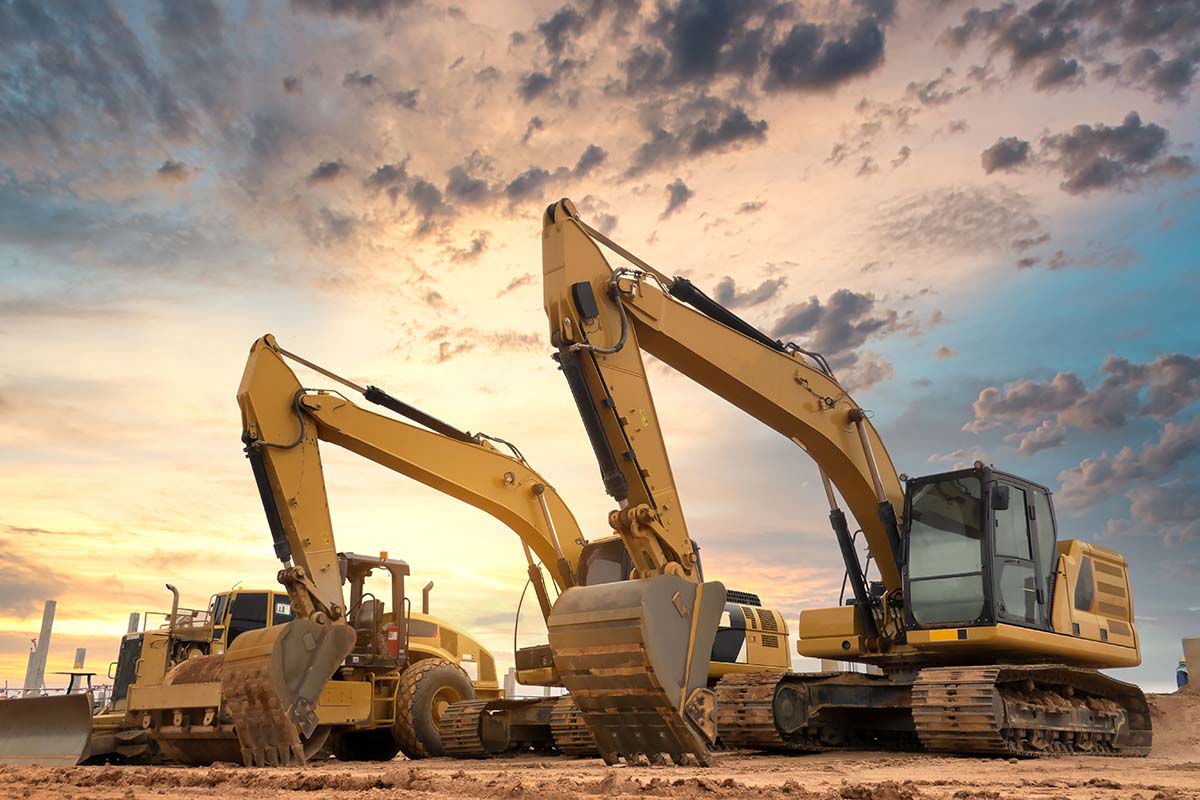 The application of hydraulic cylinders in construction machinery
